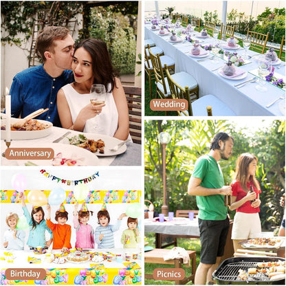 Einweg Tischdecke 137x274 cm, Rosegold, 4 Stück