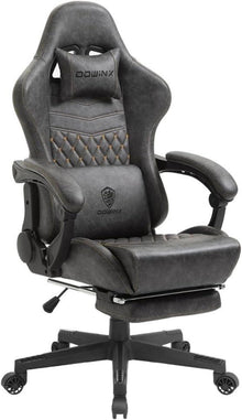 Ergonomischer Gaming Stuhl mit Massage Lendenwirbelstütze, Hohe