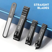 Nagelknipser Set Edelstahl Schwarz für Maniküre in
