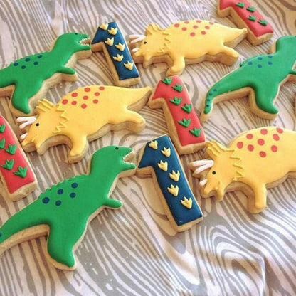 Dinosaurier Plätzchenausstecher Set 11-teilig aus Edelstahl