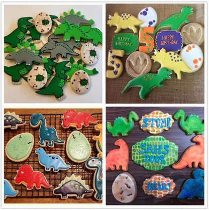 Dinosaurier Ausstecher Set 11-teilig Edelstahl Plätzchen Kinder party