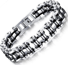 Edelstahl Armband Motorrad Biker Gliederkette Rock Band