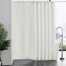 Antischimmel Duschvorhang Polyester Beige 244x200cm Waschbar