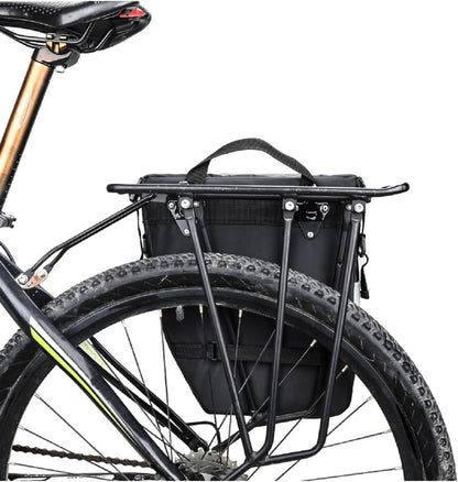 WATERFLY Fahrradtasche 3 in 1 Multifunction wasserdicht Groß mit Regen-Abdeckung