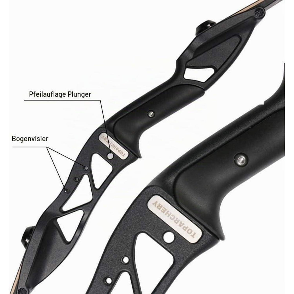 Recurvebogen Set 56" für Erwachsene – Jagd & Zielübung