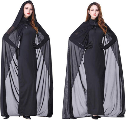 Geisterbraut Kostüm Damen Halloween Vampir Horror XXL Kleid
