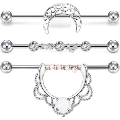 Mayhoop 3-6 STK Industrial Piercings Stab Barbell 14G 38mm