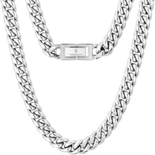 Panzerkette Herren Halskette 18K Gold Cuban Link Chain 10mm