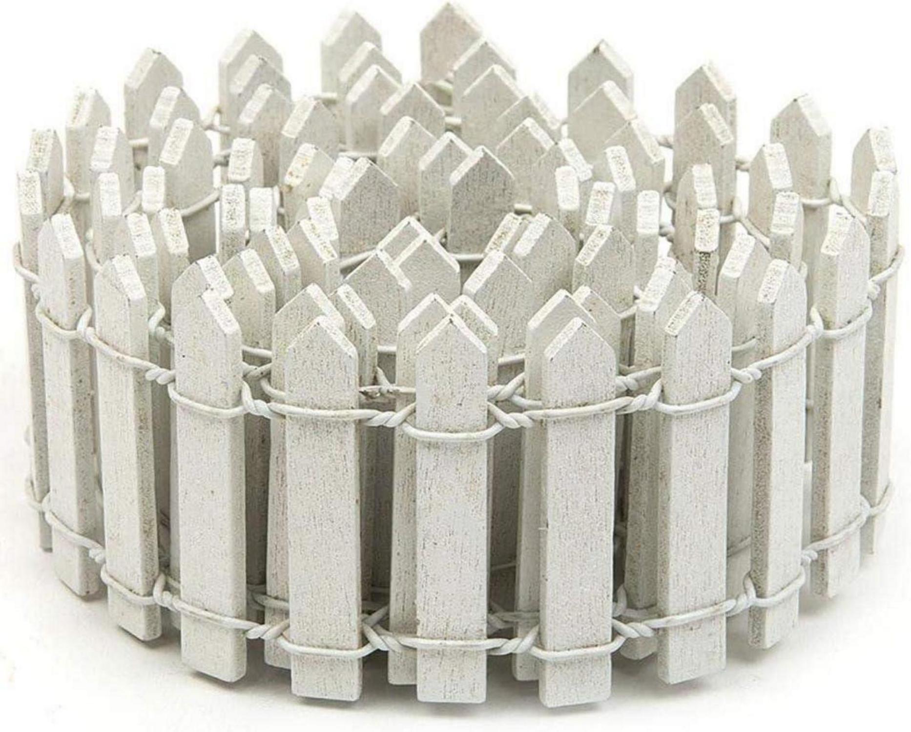 Miniatur Zaun Gartendekor DIY Holz-Zaun Terrarium Puppen Kit