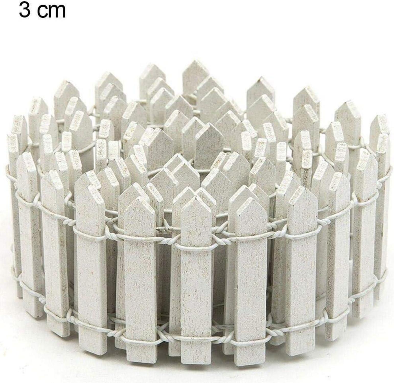 Miniatur Zaun Gartendekor DIY Holz-Zaun Terrarium Puppen Kit