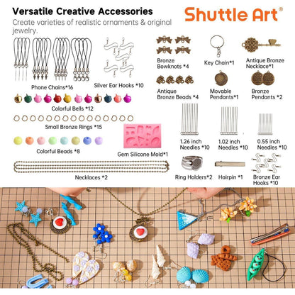 60er Set Shuttle Art Polymer Clay Weich-Ton-Set 1,65 kg mit
