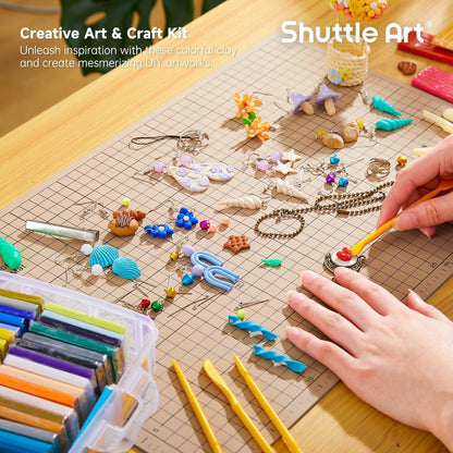 60er Set Shuttle Art Polymer Clay Weich-Ton-Set 1,65 kg mit