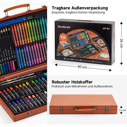 Shuttle Art 118-teiliges Malset mit