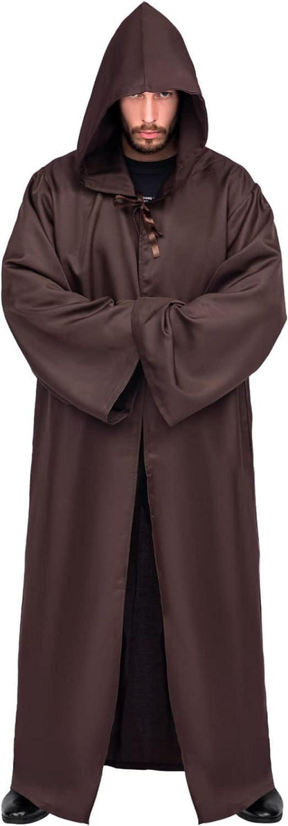 Umhang mit Kapuze Halloween Kostüm Erwachsene Filmrolle Cosplay Robe