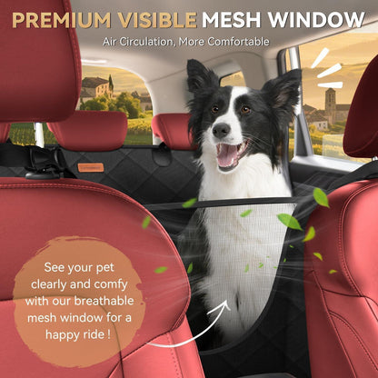 Looxmeer Hundedecke Auto Wasserdicht 137x147 cm Schwarz