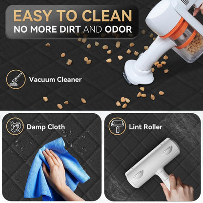 Looxmeer Hundedecke Auto Wasserdicht 137x147 cm Schwarz