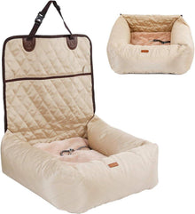Hundesitz Auto Reise Sicherheit Hundebett Beige 3-lagig
