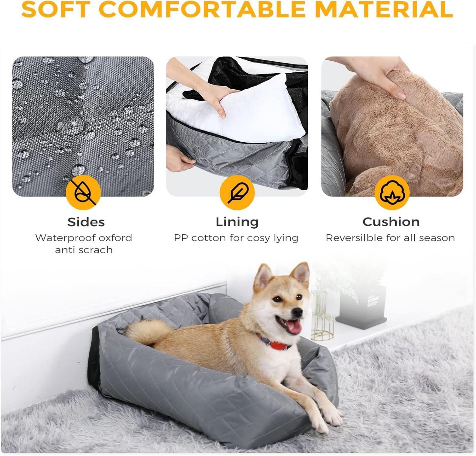 Hundebett Autositzbezug Pet Car Booster Seat 2 in 1 Protector