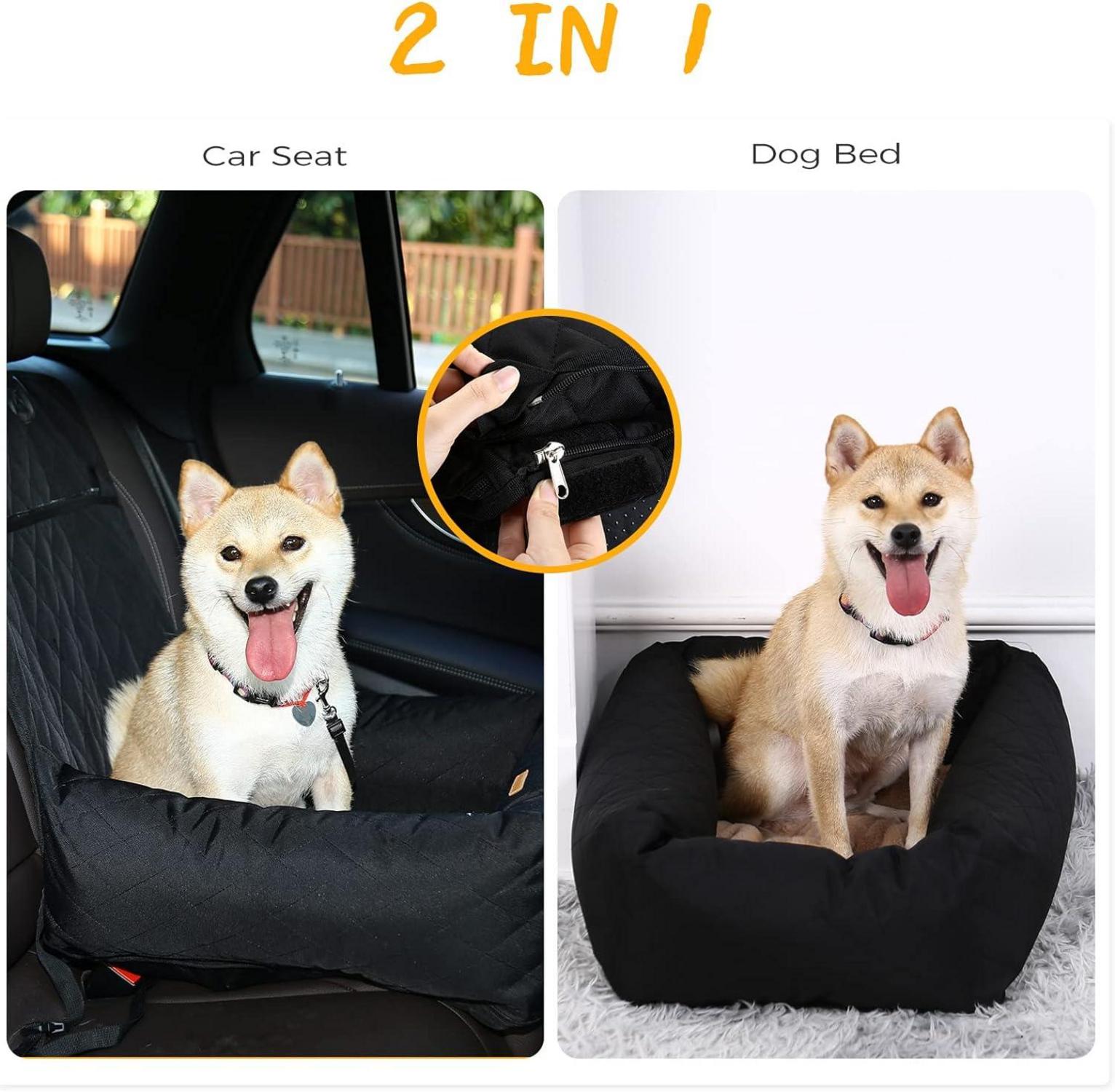 Hundebett Autositzbezug Autositzabdeckung Schwarz