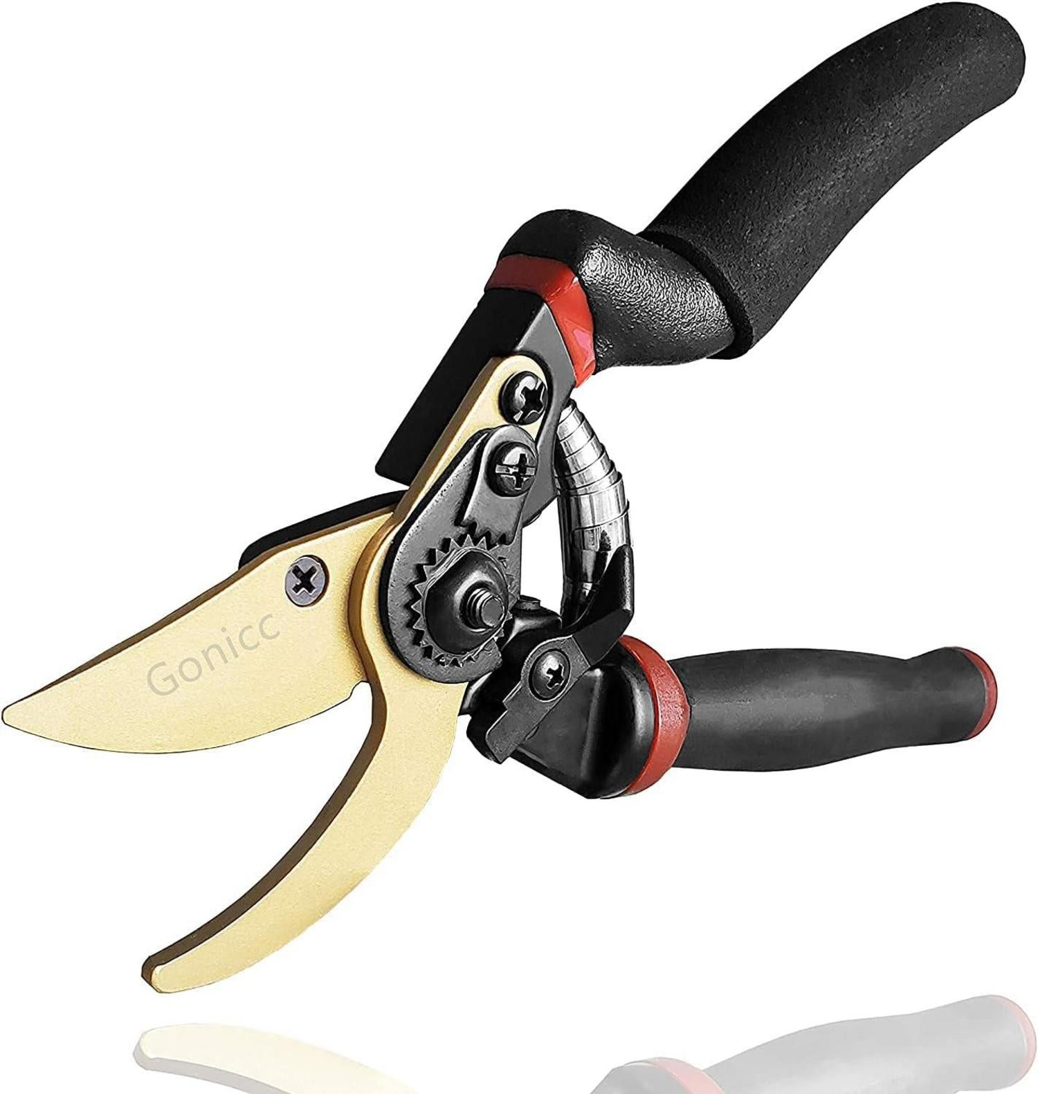 Gartenschere mit Rollgriff Titan Premium Baumschere Rebschere SK5