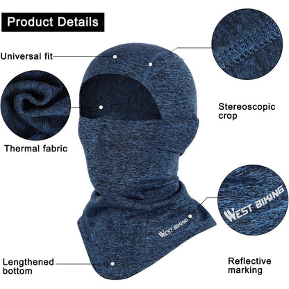 Sturmhaube Winter Skimaske – Winddicht, Warm & Reflektierend