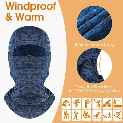 Sturmhaube Winter Skimaske – Winddicht, Warm & Reflektierend