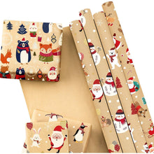 Weihnachtskraft Geschenkpapierblatt