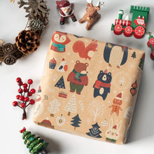 Weihnachtskraft Geschenkpapierblatt