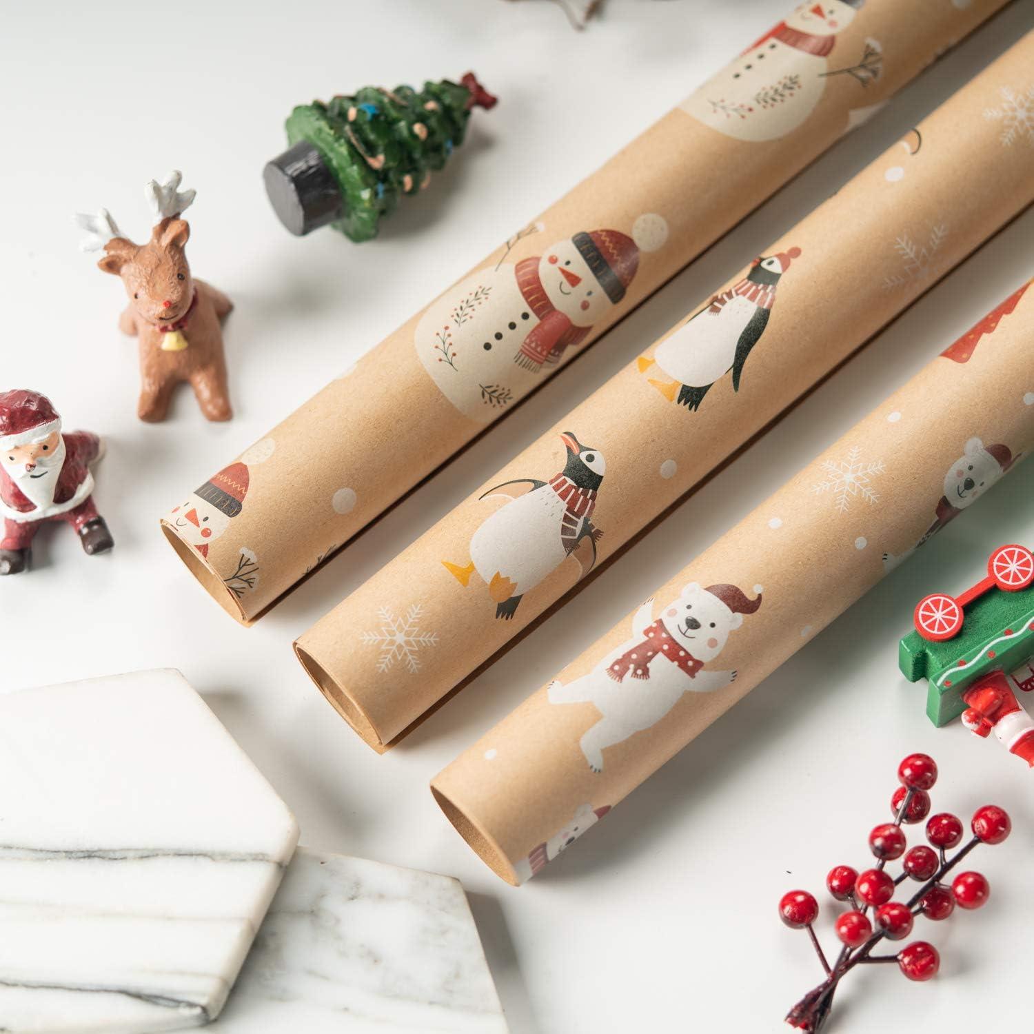 Weihnachtskraft Geschenkpapierblatt Weihnachtselement-Kollektion 6