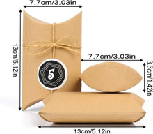 Adventskalender zum Befüllen Kraftpapier Tüten 24