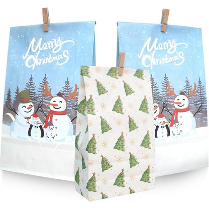 Adventskalender 2024 groß, Pinguin DIY Geschenk