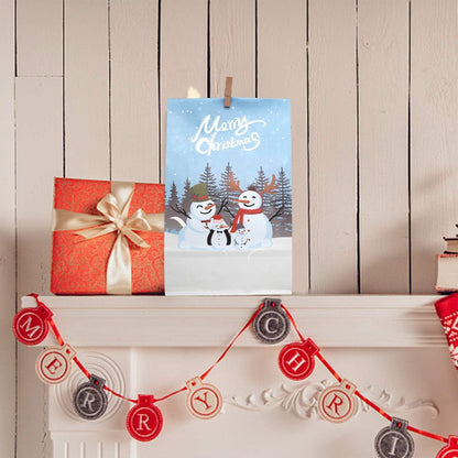 Adventskalender 2024 groß, Pinguin DIY Geschenk