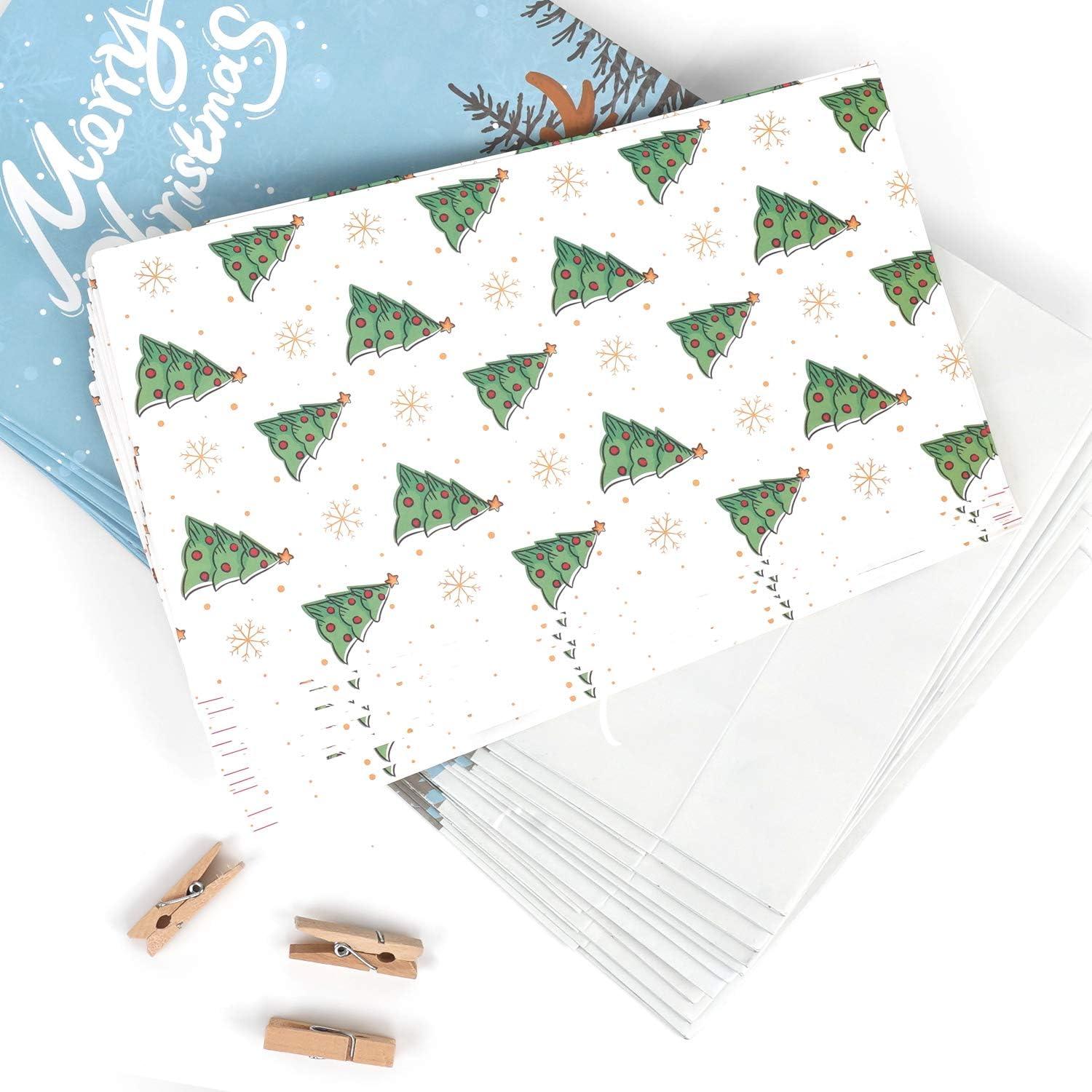 Adventskalender zum Befüllen und Basteln für Kinder - 24 Geschenktüten