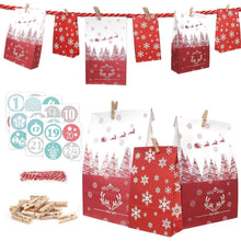 Adventskalender 2024 zum Befüllen groß DIY Geschenktüten