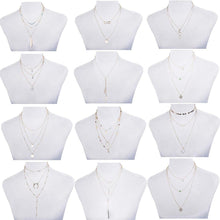 12-teiliges Damen Layered Kette Set Gold Silber Y Halskette