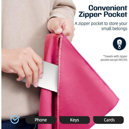 Mikrofaser Handtuch Kompakt Ultra Leicht Schnelltrocknend