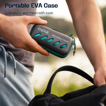 Mikrofaser Handtuch Orange Atmungsaktive Eva Box 180x90cm