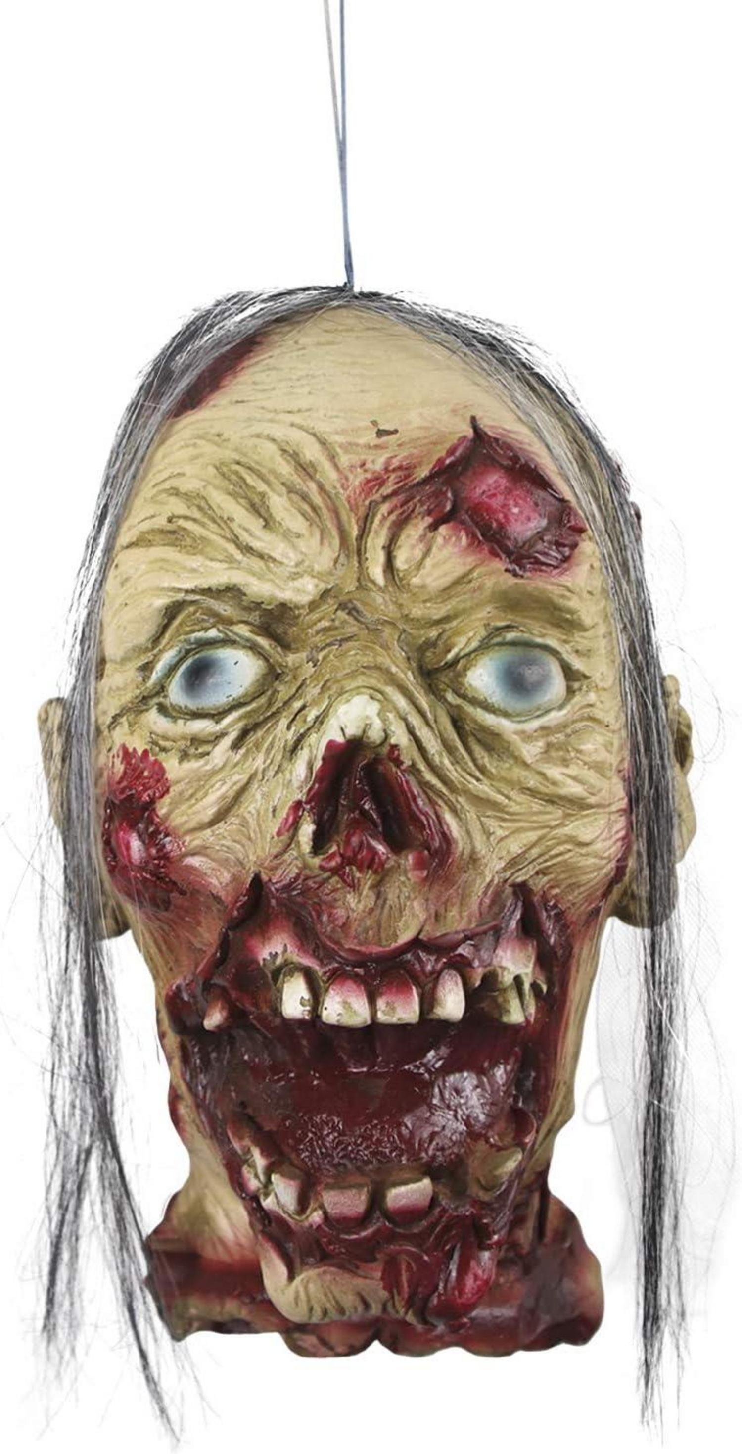 Zombiekopf Halloween-Dekoration abgetrennter realistischer blutiger