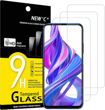 Panzer Schutzglas 3 Stück für Honor 9X 9X Pro 9H Ultra-klar