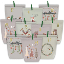 Adventskalender zum Befüllen 24 Weihnachtstüten DIY
