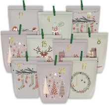 Adventskalender zum selber basteln 24 Weihnachtstüten Selbstbefüllen
