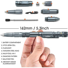 BIIB Multifunktionsstift LED Geschenk für Männer Vatertag