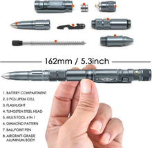 BIIB Multifunktionsstift LED Geschenk für Männer Vatertag