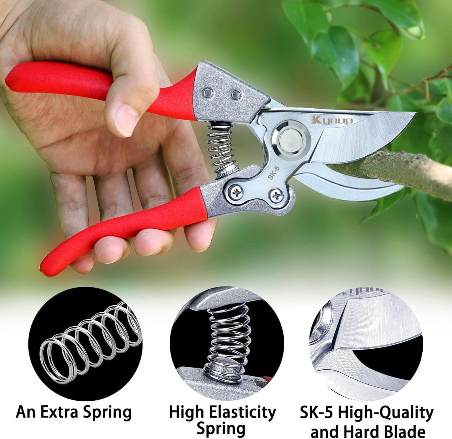 Professionelle Gartenschere mit ergonomischem Design, SK-5