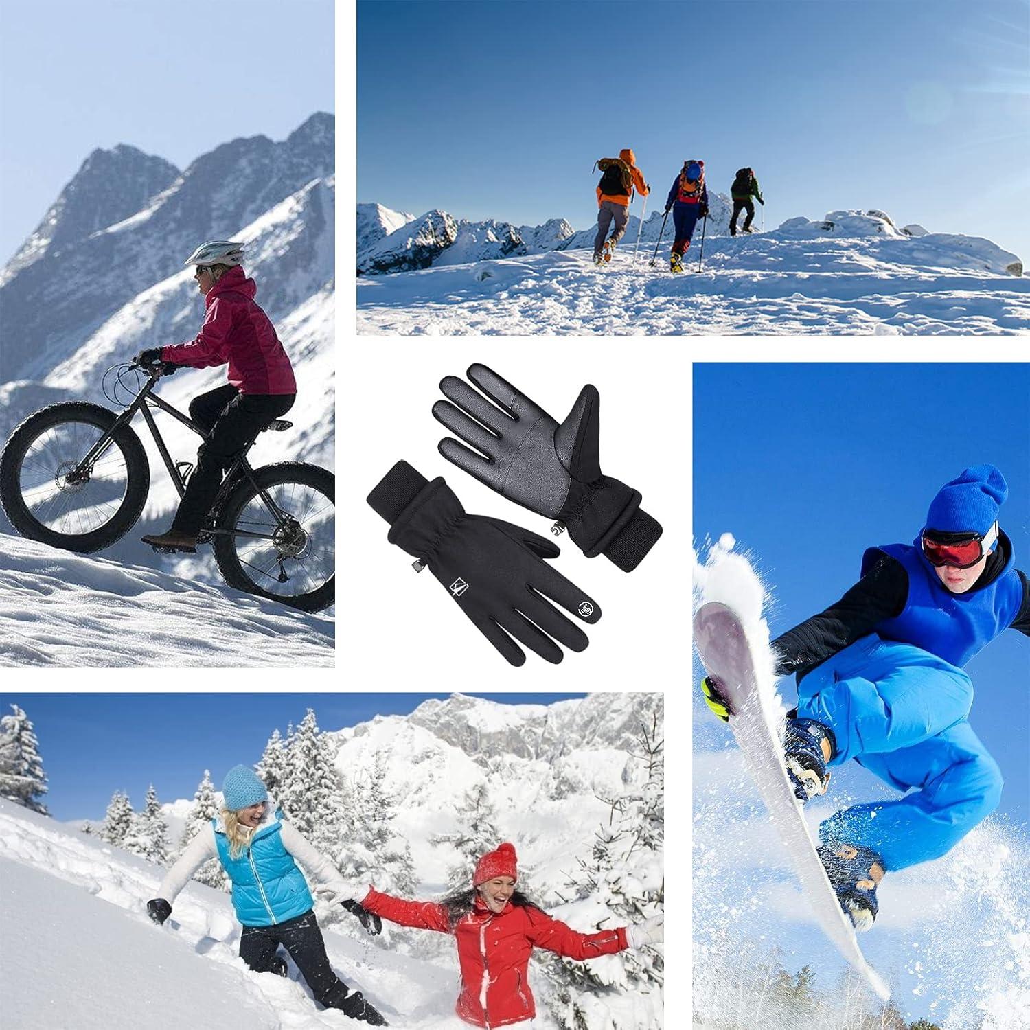 Warme Winterhandschuhe wasserdicht Touchscreen Handschuhe Winddicht Atmungsaktiv