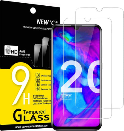 Panzer Schutz Glas für Honor 20 Lite 20i 2 Stk 9H Ultra-klar