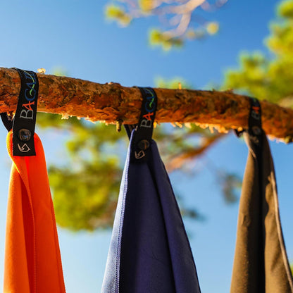Mikrofaser Handtuch Orange Sport Strand Reise Bade Handtuch 100x50cm