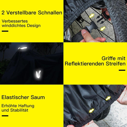 Fahrradabdeckung Wasserdicht Premium-Stoff Schutzhülle UV-Schutz