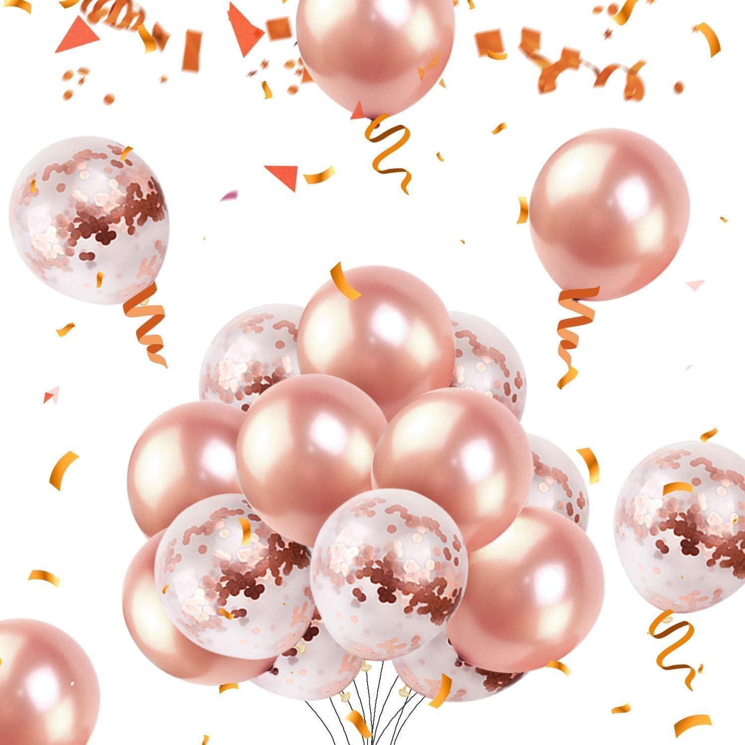 Happy Birthday Deko Rosegold Frauen Mädchen Geburtstag Party Tischdeko