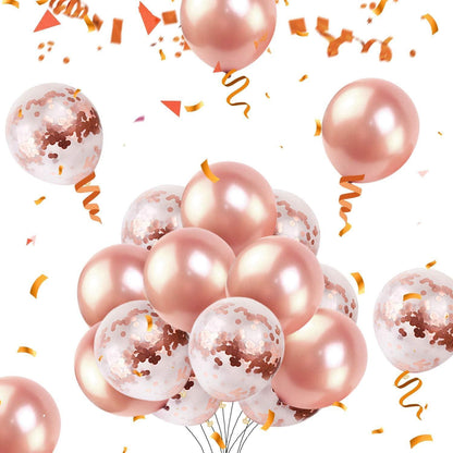 Happy Birthday Deko Rosegold Frauen Mädchen Geburtstag Party Tischdeko